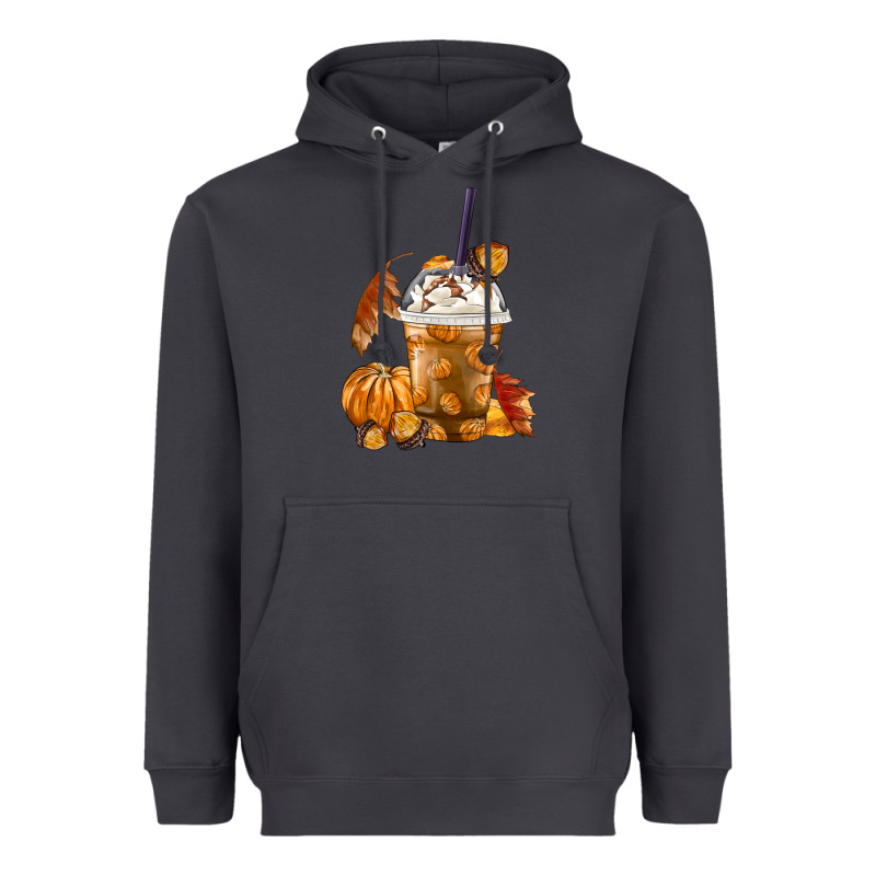 Pumpkin Spice Coffee Heavyweight Hoodie by FaDigitalArtStudio | Teevron