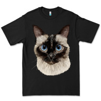 Black siamese face Premium Tee - LillyAllenDesigns