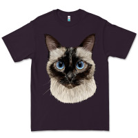 Plum siamese face Premium Tee - LillyAllenDesigns