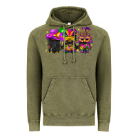 Vintage Olive Mardi Gras afro gnomies Vintage Hoodie - BundleAndBundleShop