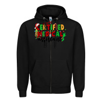 Black certified medical assistant Zipper Hoodie - CowGirlArtShop