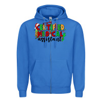 True Royal certified medical assistant Zipper Hoodie - CowGirlArtShop