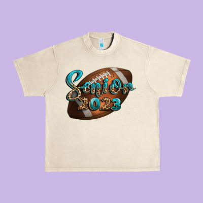 American Football Senior 2023 Urban Heavy Tee Designed By Bundleandbundleshop
