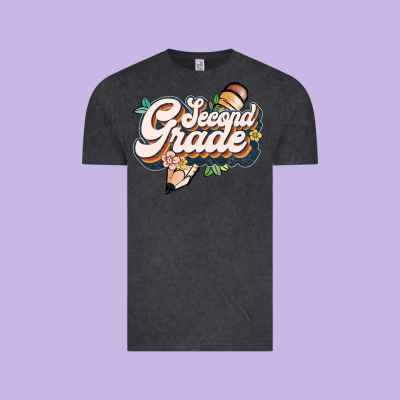 Second Grade Vintage Tee Designed By Jahusdesignshop
