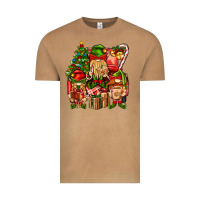 Vintage Camel Christmas Elf Truck Vintage Tee - BundleAndBundleShop