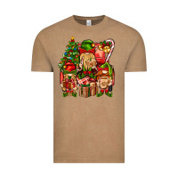 Vintage Coffee Christmas Elf Truck Vintage Tee - BundleAndBundleShop