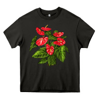 Asphalt anthurium Heavy Core Tee - LillyAllenDesigns