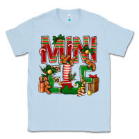Dusty Blue Christmas Mini Elf Classic Tee - BundleAndBundleShop