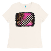 Bone racing leopard background Ladies Tee - Jasminsmagicworld