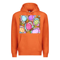 Carrot Easter eggs daisies carrots Premium Hoodie - OliviaCreatesArt
