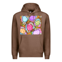 Chestnut Easter eggs daisies carrots Premium Hoodie - OliviaCreatesArt
