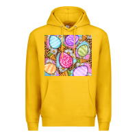 Lemon Easter eggs daisies carrots Premium Hoodie - OliviaCreatesArt