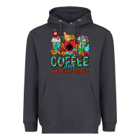 Smoke Coffee And American Football Coffee Cups Heavyweight Hoodie - FaDigitalArtStudio