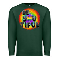 Sports Green Be you tiful pride Premium Sweatshirt - FaDigitalArtStudio