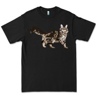 Black Maine Coon Cat Premium Tee - LillyAllenDesigns