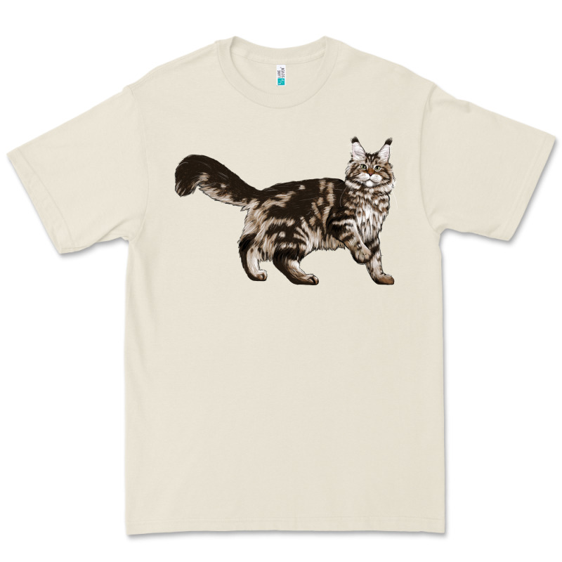 Maine Coon Cat Premium Tee by LillyAllenDesigns | Teevron