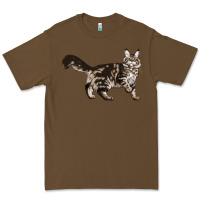 Cacao Maine Coon Cat Premium Tee - LillyAllenDesigns