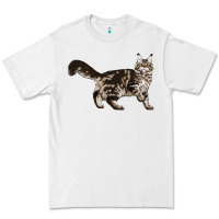 White Maine Coon Cat Premium Tee - LillyAllenDesigns