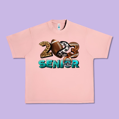 American Football Senior 2023 Urban Heavy Tee Designed By Bundleandbundleshop