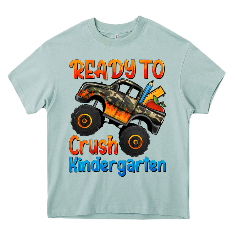 Ready To Crush Kindergarten Heavy Core Tee by Jasminsmagicworld | Teevron