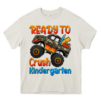 Cream ready to crush kindergarten Heavy Core Tee - Jasminsmagicworld