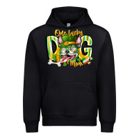 Black st patricks day dog mom Urban Hoodie - CowhideDigitalArt