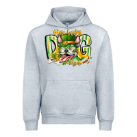 Heather Grey st patricks day dog mom Urban Hoodie - CowhideDigitalArt