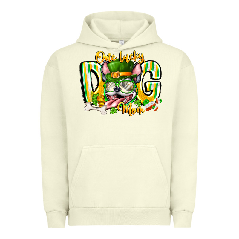 St Patricks Day Dog Mom Urban Hoodie by CowhideDigitalArt | Teevron