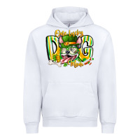 White st patricks day dog mom Urban Hoodie - CowhideDigitalArt