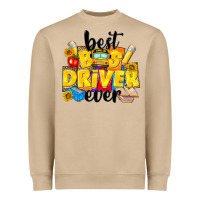 Best Bus Driver Ever Heavyweight Sweatshirt | Teevron
