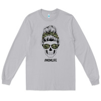 Moon Dust Camouflage Pattern Mom Skull Long Sleeve Tee - Bettercallsaul