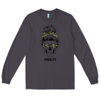 Smoke Camouflage Pattern Mom Skull Long Sleeve Tee - Bettercallsaul