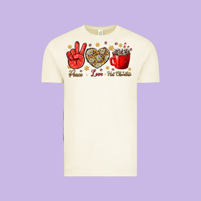 Peace Love Hot Chocolate Vintage Tee Designed By Bundleandbundleshop