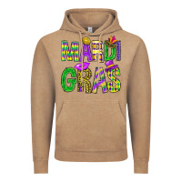 Vintage Coffee Mardi Gras Carnaval Mask With Fleur De Lis Vintage Hoodie - BundleAndBundleShop