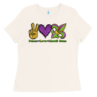Bone peace love mardi gras Ladies Tee - Jasminsmagicworld