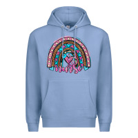 Colony Blue leopard cowhide nurse rainbow Premium Hoodie - JahusDesignShop