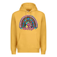 Mustard leopard cowhide nurse rainbow Premium Hoodie - JahusDesignShop
