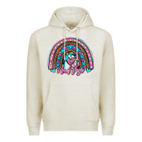 Oatmeal Heather leopard cowhide nurse rainbow Premium Hoodie - JahusDesignShop
