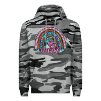 Slate Camo leopard cowhide nurse rainbow Premium Hoodie - JahusDesignShop