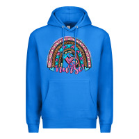 True Royal leopard cowhide nurse rainbow Premium Hoodie - JahusDesignShop