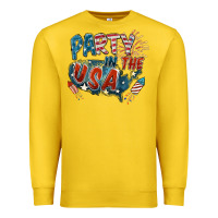 Lemon Party in the USA Premium Sweatshirt - FaDigitalArtStudio