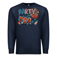 Navy Party in the USA Premium Sweatshirt - FaDigitalArtStudio