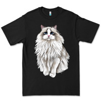 Black Ragdoll Cat Premium Tee - LillyAllenDesigns