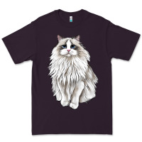 Plum Ragdoll Cat Premium Tee - LillyAllenDesigns