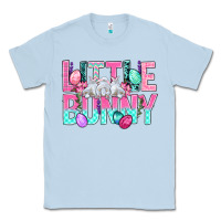 Dusty Blue Little Bunny Easter Classic Tee - BundleAndBundleShop