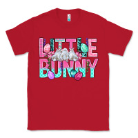 Red Little Bunny Easter Classic Tee - BundleAndBundleShop