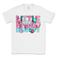 White Little Bunny Easter Classic Tee - BundleAndBundleShop