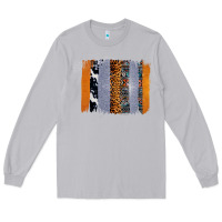 Moon Dust Western Cowhide Glitter Aztec Leopard Pattern Brushstroke Long Sleeve Tee - Bettercallsaul