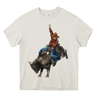 Western Rodeo Bullfighter Heavy Core Tee | Teevron