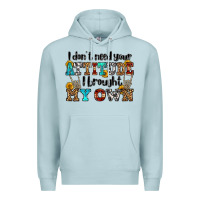 Blue Mist i don't need your attitude i brought my own olivia Premium Hoodie - OliviaCreatesArt